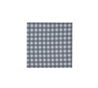Premium Gingham Grey Cotton Napkins - Set of 4 (41X41CM) Smart Living Grey 4 Pack