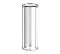 Premium Glass Slide for Guitar：Guitar Slide Ring in Large Size, Thick Borosilicate Glass Tube ，Comfortable Knuckle Slider for Acoustic & Electric Guitar - Men's Resonator Accessory for Beginners