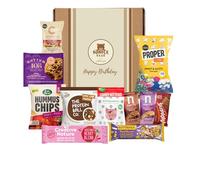 Premium Gluten Free Snacks Gift Box - Bundle Bear Gluten Free Hamper with Sweet & Savoury Treats - Coeliac Gifts, & Celiac Hamper for Birthdays, Thank You & Gifting Occasions (Happy Birthday)
