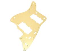 Premium Gold Aluminum Jazzmaster Pickguard Replacement, 13-Hole Scratch Plate for Electric Guitar, Scratch Guard with Modern Aesthetic Design