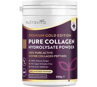 Premium Gold Pure Bovine Collagen Peptides Hydrolysate Powder 500g Bone & Joint Support