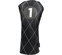 Premium Golf Club Covers Fits All Major Brands (Driver-Black-Diamond)