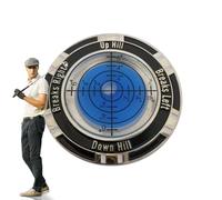 Premium Golf Green Slope Reader, Ball Marker Magnetic Style Poker Chip | Hole More Putts Tool, Improve Your Putt Speed, Precisi Alignment Tool