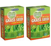 Premium Grass Seed & Lawn Fertiliser [Fast Growing UK Climate] (750G)