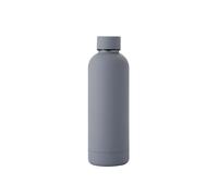 (Premium Gray, 350ml) Steel Stainless Vacuum Bottle With Solid Color And Large Gifts For Capacity