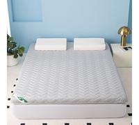 Premium Grey Japanese Futon Mattress Topper8cm Thick 120x190cm Breathable & Comfortable Foldable Sleeping Pad for Dorms Camping & Home UseExtra Supportive 5cm/8cm Options