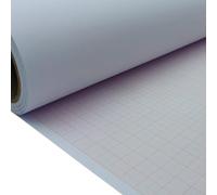 Premium Grid Graph Paper Roll | 24"/610mm x 10m | 120gsm White Paper with 1mm, 5mm & 10mm Grid Print | Precision Printed grids for Pattern Drafting, Technical Drawing, CAD & Design Projects