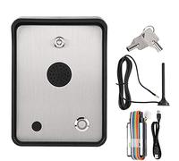 Premium GSM Audio Intercom for Single House Door - Gate Opener Access Controller with Power Failure Alarm, Stainless Steel Panel