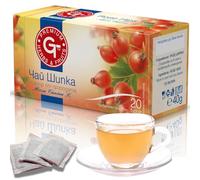 Premium GT Rosehip 20 Tea Bag I Rich in Vitamin C, B1,B2 & Mineral Salts I Supports Immunity, Joints & Skin Health I Floral Aroma, Eco-Friendly & Biodegradable Tea I Hot or Iced Tea Bags