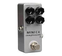 Premium Guitar Bass Compressor Pedal with Advanced Circuit Compacts Compressor Pedal with Sustains Levels Attack Clipping Controls