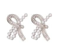 Premium Half Pearls Design Ear Clip Earphone Decorations Fit for Freeclip Earbud Clasps Charm for a Luxurious Look Fasteners Metal Pearls Accent Ear Clip Earphone Charms Perfect
