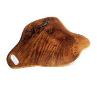 Premium Hand-Carved Teak Chopping Board - 30Cm From Java