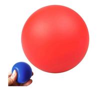 Premium Hand Exercise Balls, Mind & Body Stress Balls for Adults, Kids, Autism, Elastic Finger Strengthening Grip Ball for Hand Therapy, Arthritis, Attention Deficit (Red)