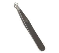 [Premium Hand-Made] Round tip Tweezers, 316 Surgical-Grade Stainless Steel for Safety, Precision tweezers, hair tweezers for plucking, Facial Hair Tweezers for Men & Women, Trim Tweezers