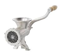 Premium Hand-Operated Cast Iron Meat Mincer in Gift Box, Meat Grinder & Sausage Maker - No. 5/No. 8 Manual Rotary Mincer with Steel Blades for Burgers & Sausages (Made No. 8)