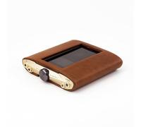 Premium Handcrafted Leather Case for iFi Audio iDSD Valkyrie - Genuine Pull-Up Cowhide, Shock Protection, Steel Frame, Cover, Made in Korea