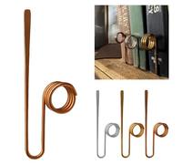 Premium Handcrafted Me/tal Bookmark & Page Holder - Elegant Book Markers for Men & Women,Secure Finger Grip Reading Accessories,Unique Gift for Book Lovers,Durable B/ook Page Clips,Rose Gold