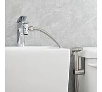 Premium Handheld Bidet Spray Set - Adjustable 2 Spray Modes, 2m Stainless Steel Hose, Wall Holder & Switch Valve - Hygienic Bathroom Solution for Easy Cleaning