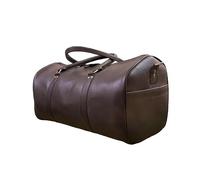 Premium Handmade Genuine Leather Duffle Bag for Men - Vintage Weekender Travel Holdall - Gym, Business & Carry-On