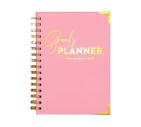 Premium Hard Cover Planner with Annual Goal Pages and Note Sections for Effective Time Management Elegant Leather Notebook with Daily Schedule Pages Perfect for Work or School