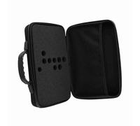 Premium Hard Shell Essential Oil Case with Strong Zipper for 60 Bottles 5ml/15ml Perfect for On-The-Go Protection (Black)