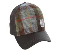 Premium Harris Tweed Macleod Tartan Baseball Cap - Wool Blend Adjustable Dad Hat