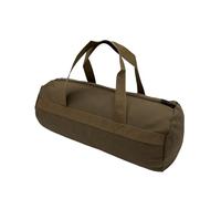 Premium Heavy Duty Canvas Tool Bag-Small Cylindrical Duffle Design for Essential Hand Tools-Durable Construction with Reinforcement-Wide Mouth for Easy Access (Light Brown)