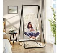 Premium Heavy-Duty Hammock Chair Stand - 100KG Capacity | Adjustable A-Frame Swing Stand for Indoor & Outdoor Use | Anti-Slip Rubber Mat Included | Easy Assembly & Space-Saving Design | Perfect for Pa
