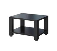 Premium Heavy Duty HiFi Audio Rack - Mobile Record Player Stand & AV Media Tower for Entertainment System - Sturdy Stereo Component Storage (60x48x37.5cm Deep Black)