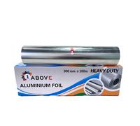 Premium HeavyDuty Kitchen Aluminium Foil Roll 18 Micron x 300mm x 100m Foo