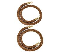 Premium Hemp Queue nagement RopePolished ButtonEnd Stanchion RopeIdeal for Event Crowd Control and Waiting Line SolutionsDurab and Stylish