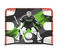 Premium Hockey Goalie Shooting Target Tear - Proof Hockey Goal Practice Target with 7 Target Holes - Street Hockey & Ice Hockey Net Goalie Target for Practicing Shooting Accuracy (54in X 44in)