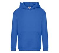 Premium Hooded Sweatshirt Fruit Of The Loom Royal 7-8 Years
