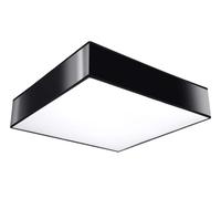 Premium HORUS 55 Black Square LED Ceiling Lamp - Modern Loft Design - High Quali