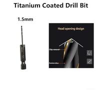 Premium HSS Drill Bit Set with Nitride Coating and Fast Change Capability (1.5mm)