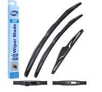Premium Hybrid Wiper Blade Set fits Hyundai i40 Estate (2011-2019) - Complete Front & Rear Kit 26”/16”/14” - Quiet Aerodynamic Design, Streak-Free All-Climate Performance