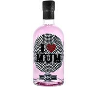 Premium I Love Mum Pink Gin, Distilled 5 Times for an Exceptionally Smooth Taste, Great Gift for Mum by Bohemian Brands, Made in the UK, 37.5% Alcohol, 70 cl