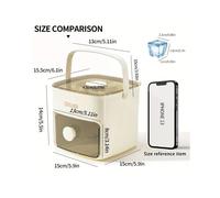 Premium Ice Cube Maker With Storage - Large Capacity, Food-Grade Plastic, Lead-Free, Perfect For Freezer Balls & Cubes