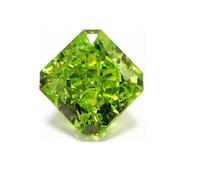 Premium Ice Flower Cut Square Loose Peridot, for Custom Ring and Necklace., 1PCS 7x7mm, Peridot, natural peridot