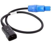 Premium IEC Kettle Lead C14 to Neutrik Powercon Long Flexible Mains Power Cable (50 cm)