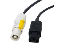 Premium IEC Kettle Lead. Neutrik Powercon to C13 Long Flexible Mains Power Cable (40m)