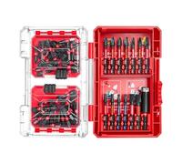 Premium Impact-Rated 74-Piece Screwdriver Bit Set - 25mm & 50mm Assorted Bits with Magnetic Bit Holder