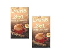 Premium Instant Coffee Sachets Individually Wrapped Gluten-Free Vegetarian Coffee Bag with Mug (2X 24Sachets, 3in1 Salted Caramel)