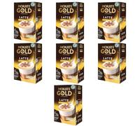 Premium Instant Coffee Sachets Irresistible Flavour Low Fat Coffee Individually Wrapped Coffee Sachets Vegetarian with Mug (7 Pack, Gold Latte)