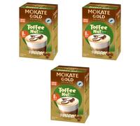 Premium Instant Coffee Sachets Irresistible Flavour Low Fat Coffee Individually Wrapped Coffee Sachets Vegetarian with Mug (3 Pack, Gold Toffeenut)