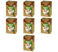 Premium Instant Coffee Sachets Irresistible Flavour Low Fat Coffee Individually Wrapped Coffee Sachets Vegetarian with Mug (7 Pack, Gold Toffeenut)