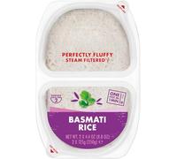 Premium Instant Fluffy Basmati Rice - 2 x 125g Twin Pots (250g Total) - Steam Filtered Microwaveable White Rice - Ready in 1 Minute Side Dish (Pack of 1)