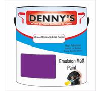 Premium Interior Wall & Ceiling Emulsion Paint - Grace Romance Lilac Purple - Rich Matt Finish, Durable & Washable, Low Odour, Ideal for Living Rooms, Bedrooms & Hallways (2.5 litre Tin)
