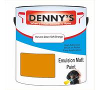 Premium Interior Wall & Ceiling Emulsion Paint - Harvest Dawn Soft Orange - Rich Matt Finish, Durable & Washable, Low Odour, Ideal for Living Rooms, Bedrooms & Hallways (1 Litre Tin)