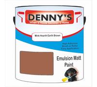 Premium Interior Wall & Ceiling Emulsion Paint - Mink Hearth Earth Brown - Rich Matt Finish, Durable & Washable, Low Odour, Ideal for Living Rooms, Bedrooms & Hallways (500ML Tin)